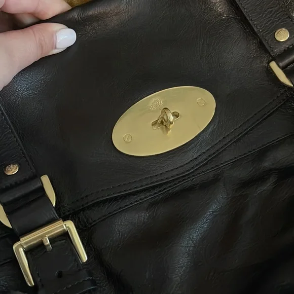Mulberry Black Leather Satchel - Picture 7 of 12